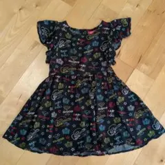 BABY DOLL カラフルプリント 半袖ワンピース