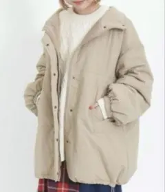 新品 【撥水加工】 サマンサモスモス モンスターコート オーバーサイズ ベージュ