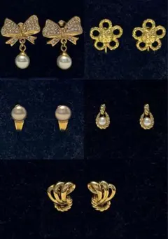 ゴールドイヤリング まとめ売り ヴィンテージ 昭和レトロ