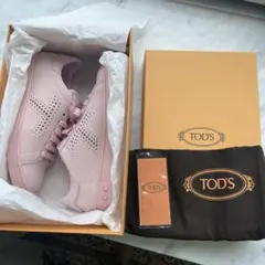 未使用　TOD'S トッズ スニーカー ピンクのサムネイル