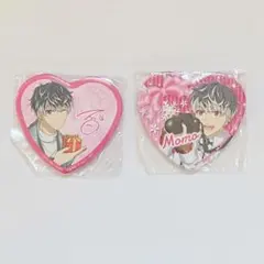 アイナナ 百 ハート缶バッジ 2点