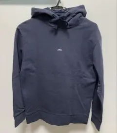 A.P.C. ネイビーパーカー　アーペーセー　フード　ミニロゴ　センターロゴ