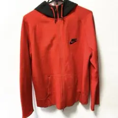 NIKE パーカー　フルジップ　オレンジ色　XXL