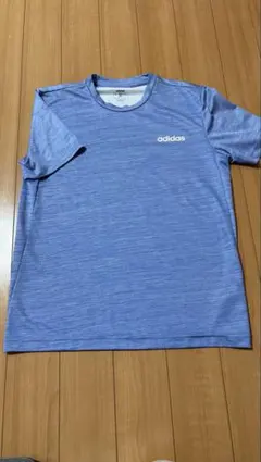 未使用に近い！adidas CLIMALITE 青 Tシャツ M