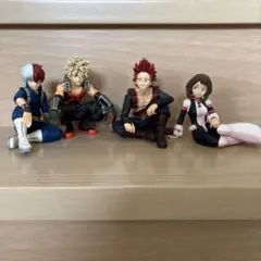 僕のヒーローアカデミア フィギュア　轟　切島　爆豪　麗日　4体セット