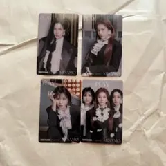 ミナ　サナ　モモ　TWICE MISAMO PLAY トレカ　タワレコ