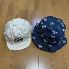 BUDDY Lee キャップとバケットハット セット　綿100%