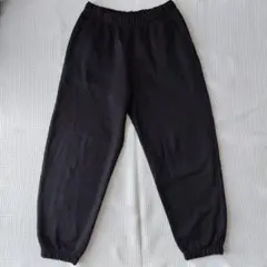 GU ヘビーウェイトスウェットワイドイージーパンツ Lサイズ　黒