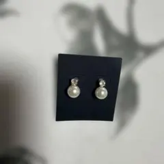 プラスチックパール チタンピアス