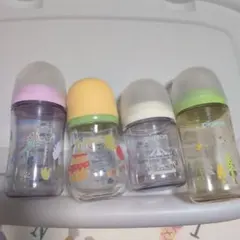 pigeon 哺乳瓶 4本 セット 母乳実感