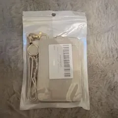 Amazon akoyo 릴이있는 패스 케이스 정기 넣어 아이보리 신품 미사용
