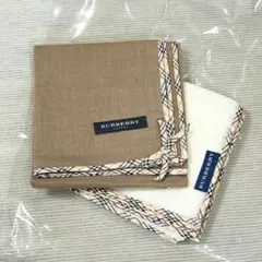 【新品】バーバリー　ライセンス品　ハンカチ