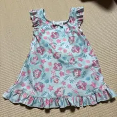 ディズニープリンセス　アリエル　フリル付きワンピース水着