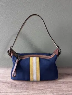 Vintage coach denim accessory pouch