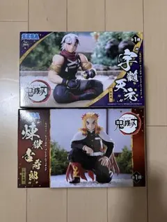 鬼滅の刃　ちょこのせプレミアムフィギュア 煉獄杏寿郎 柱合会議　宇髄天元　忍装束