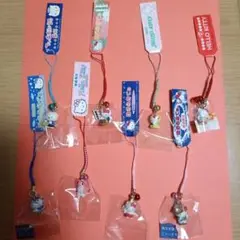 ハローキティ ご当地限定ストラップ 8個セット