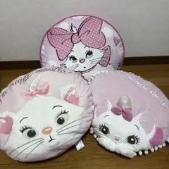 ディズニー　マリー マリーちゃん　クッション 3点セット　おしゃれキャット