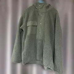 GU ENGINEERED GARMENTS ボアフリーススナップパーカー M