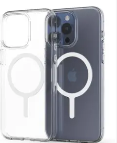 iPhone 14ProMax MagSafe用ケース　クリア　透明　ワイヤレス