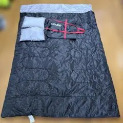 厚手　寝袋 2人用 封筒型　自宅使用のみ　-10度までのサムネイル