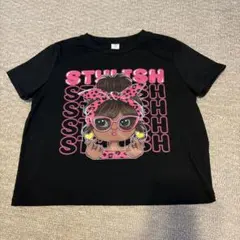 SHEIN STYLISH ロゴTシャツ ブラック 11Y