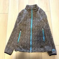 カッパヘリンボーン柄フリースジャケットM B4番
