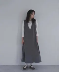 foufou イージージャンパースカート ≪通常販売≫easy jumper skirt（イージージャンパースカート