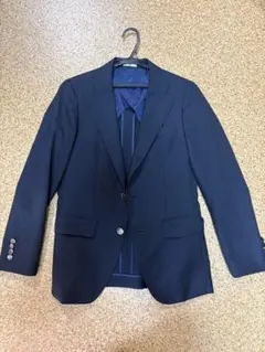SUITS SELECT ネイビー テーラードジャケット 銀色2つボタンのサムネイル