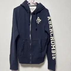 Abercrombie & Fitch ネイビー パーカー　s