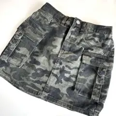 SHEIN カモフラージュ柄 カーゴタイトスカート 15Yのサムネイル