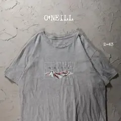 O’NEILL Tシャツ 企業ロゴ　グレーのサムネイル