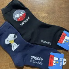 スヌーピー ソックス 2足セット 22-26cm