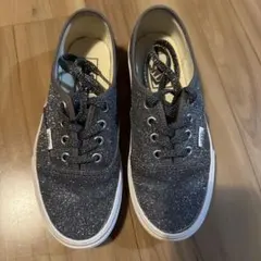 VANS スニーカー ラメ グリッター グレー