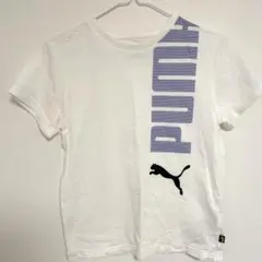 PUMA プーマ 半袖 Tシャツ 白 ロゴ プリント