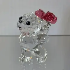 SWAROVSKI スワロフスキー クリスベア バラの花束 希少・美品　箱付き