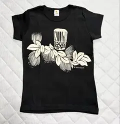 フラダンス　タヒチインポーツ　Tシャツ　パフドラム　ブラック　Sのサムネイル