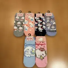 サンリオキャラクター ソックス 6足セット 23-25cm
