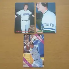 ジェームス・パチョレック プロ野球カード 3枚セット