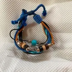 ブレスレット　青