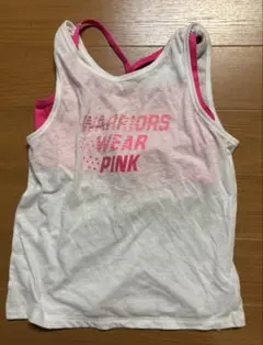 キッズ　WARRIORS WEAR PINK ノースリーブタンクトップ