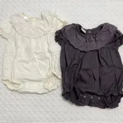 双子　ロンパース・カバーオール 2点セット 70サイズ