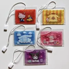 サンリオプレミアムマスコット★ミニファイル★ミニチュアサイズ★5枚セット★