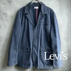 リーバイス RED TAB カバーオール 古着 L テーラード ネイビー