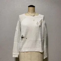 美品 Forever21 フォーエバー21 ニット セーター トップス 白