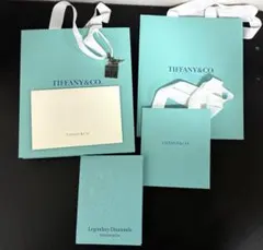 TIFFANY & CO. 紙袋3枚、クリスマスチャーム、冊子、封筒