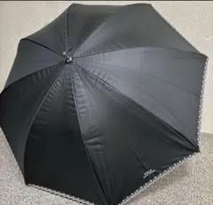 E 新品 ラルフローレン 傘 日傘 長傘 大寸55cm 一級遮光 黒 c'のサムネイル