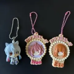 カラフルピーチ　ボールチェーン　どぬく・のあ・えと