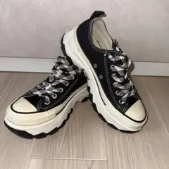 コンバース　厚底　ローカット