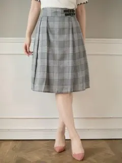 アースミュージック＆エコロジー　チェックスカート