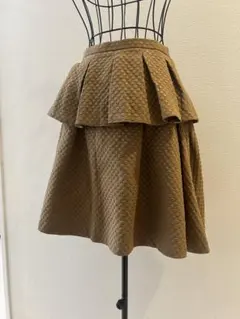 ⭐︎美品⭐︎ドーリーガールバイアナスイ　ブラウン フレアスカート レイヤードデザイン